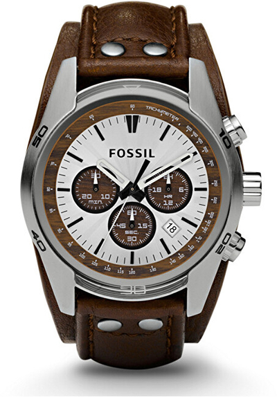 Orë dore për meshkuj Fossil Coachman CH2565, e kaftë