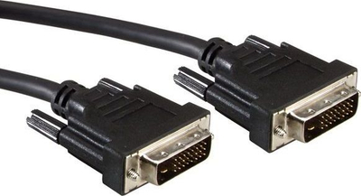 Kabllo video DVI-D në DVI-D, 2m, 24+1 pin, i zi