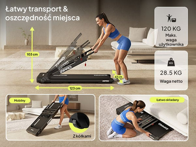 Shirit vrapimi elektrik Zipro Forma Lite, 1 12 km/h, Bluetooth, i zi