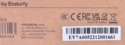 Burim energjie modular ENDORFY Vero L5 Bronze 600W, 24-pin ATX, 600 W