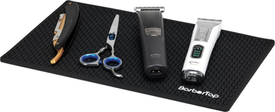 Tapet berberi Activeshop Small Barber Mat, madhësi e vogël, i zi