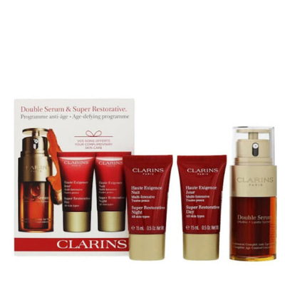 Set për kujdes të lëkurës Clarins Double Serum & Super Restorative