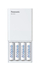 Karikues baterish Panasonic Eneloop BQ-CC87, USB Travel, 4x AA të rikarikueshme, i bardhë