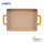 Tigan grill Cooking by Heinner ORIGINI, 36x26.4x4 cm, alumini qeramik, portokalli gri