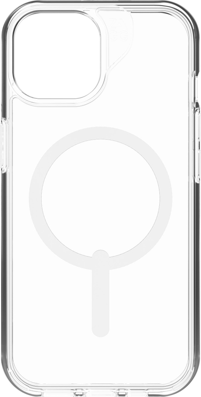 Капак за телефон ZAGG Crystal Palace Snap iPhone 16 15 14 13, заштита 4m, компатибилен со MagSafe, проѕирен