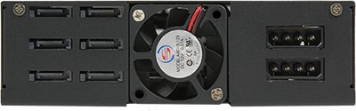 Bay për SSD HDD Chieftec CMR-625, 6x 2.5", SATA, i zi