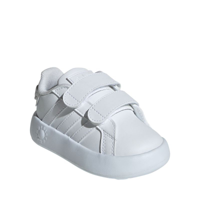 Патики за деца Adidas Star Wars Grand Court 2.0 Jr IH7578, леплива лента, EVA ѓон, бели