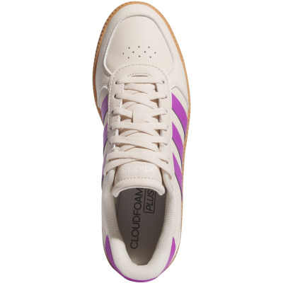 Atlete Adidas Breaknet Sleek IH5420 për goca, lëkurë sintetike, taban gome, të bardha me rozë