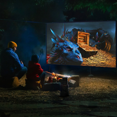 Projektor portativ XGIMI Halo+, Full HD, 3D, gri me t’zezë