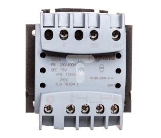 Transformator njëfazor izolues Legrand, 160 VA, 230/400 V në 115/230 V, gri