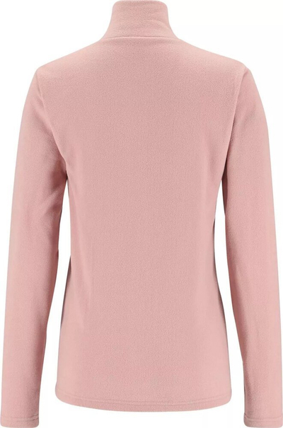 Bluzë polar fleece për gra Kari Traa Polar Kari F/Z, me zinxhir të plotë, jakë e lartë, rozë
