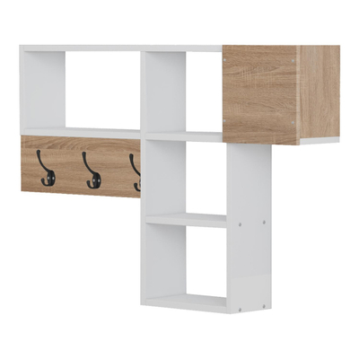 Paradhomë me rafte Harlan 99,5x15x61Hcm (HM8973.12), bardhë