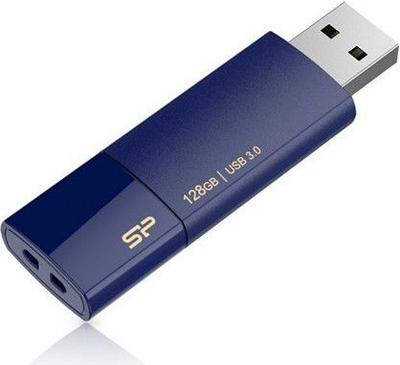 USB Silicon Power Blaze B05, 128GB, USB 3.2 Gen 1, blu navy