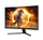 Monitor AOC G4 CQ32G4VE, 32", Quad HD, LCD, i zi/i hirtë