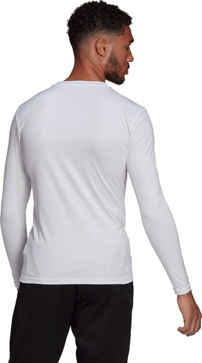 Bluzë sportive adidas Team Base Tee M GN5676, mëngë të gjata, AEROREADY, e bardhë