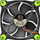 Ftohës Thermaltake Riing LED, 140 mm, i gjelbër