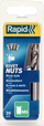 Vida-kulla Rapid 5000672 Rivet Nuts M5, metal, argjend