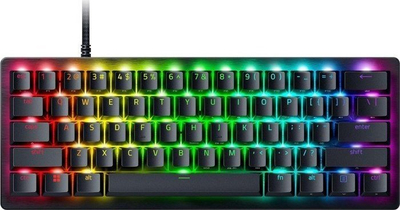 Tastierë Razer Huntsman V3 Pro Mini, 60%, optike analoge, për lojëra, e zezë