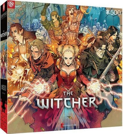 Puzzle Good Loot The Witcher Scoia'tael, 500 copa, për të rritur, shumëngjyrësh
