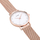 Orë dore Cluse Pavane Rose Gold Stones