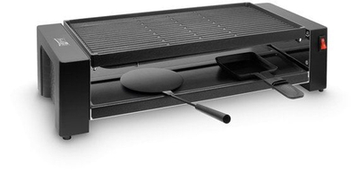Grill raclette Fritel RG3195, 1200W, për 8 veta, i zi gri
