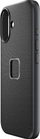 Kllëf telefoni Peak Design Everyday Fabric për iPhone 16, SlimLink magnetik, pëlhurë, ngjyrë charcoal