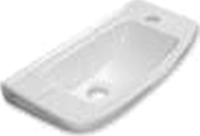 Лавабо Ideal Standard Ulysse W409601, 60x46 cm, дупка за батерија во средина, бело