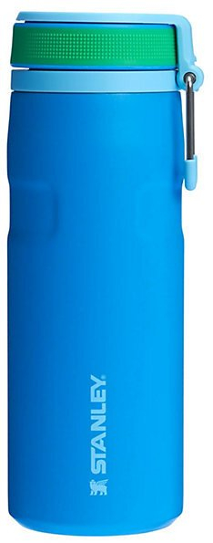 Shishe termike Stanley IceFlow Twist Flip, 0.47L, çelik inox, blu Azure