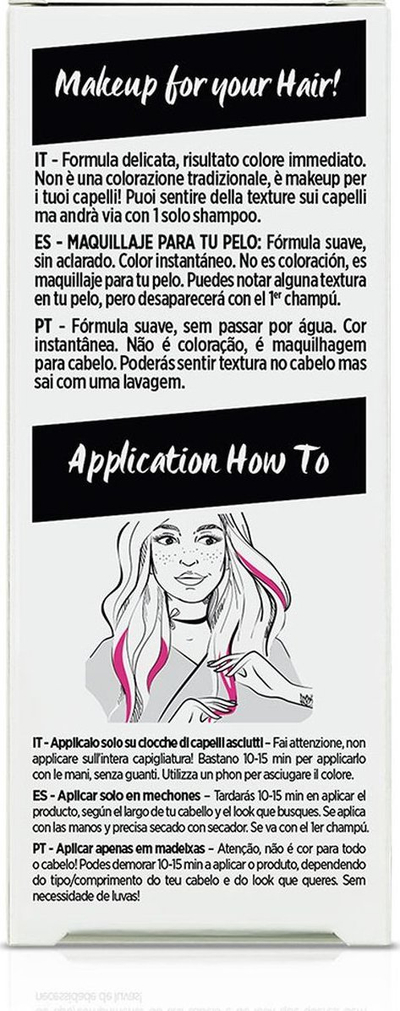 Bojë flokësh L'Oreal Paris Colorista Makeup, gjysmë e përherëshme, 30 ml, pink çokollatë