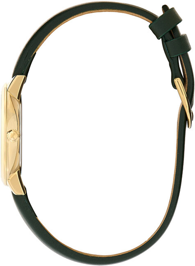 Orë dore për femra Olivia Burton Signature 24000017, e gjelbër/e artë