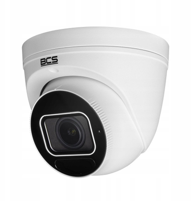Kamerë IP dome BCS P EIP45VSR4(2), 5MP, lentë me motor 2.8–12mm, e bardhë