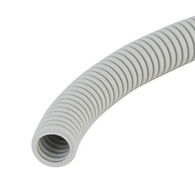 Tub elektrik i valëzuar Peszel 20mm, me fije tërheqëse 320N, 50m, gri