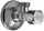 Valvul këndore Benkiser 7301212, 1/2" x 1/2", krom