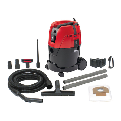 Aspirator industrial Milwaukee AS 2-250 ELCP, L-Class, profesional, i kuq me të zi