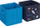 Set kuti ruajtjeje për fëmijë Atmosphera Space, 29x29cm, 2 copë, blu
