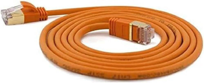 Kabllo rrjeti Wantec Patchcord Cat.7, SSTP, 0.25m, portokalli