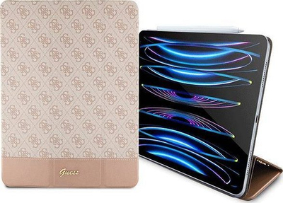 Kopertinë tableti Guess GUFCP12PS4SGP për iPad Pro 12.9, gjenerata 4 5 6, rozë