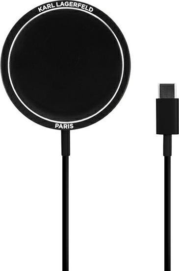 Karikues me valë Karl Lagerfeld KLCBMSIKBK KLD511, 15W, USB C, i zi