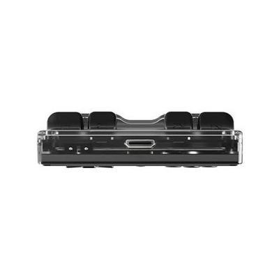 Konsolë portative retro Anbernic RG35XX 2024, ekran 3.5", HDMI, transparente e zezë
