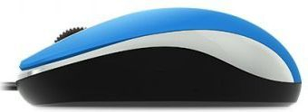 Maus Genius DX-110, me kabllo, USB, i zi dhe i kaltërt