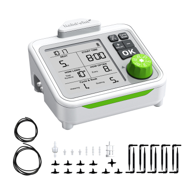 Set ujitjeje automatike RainPoint IK153, për ambiente të brendshme, me pompë dhe aksesorë, i bardhë