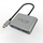 Adapter USB C Inca ITPC 06TX, 4 me 1, HDMI VGA USB 3.0, 4K, gri