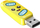 USB флеш SanDisk SDCZIF-128G-G46, 128GB, USB 3.2, жолта