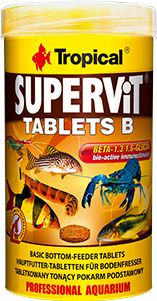 Ushqim për peshq Supervit Tablets B 50ml/200 copa (20632)