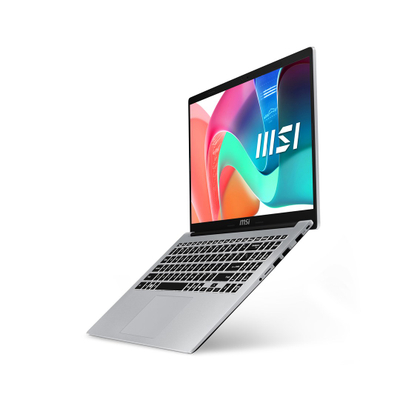 Laptop MSI Modern 15 F13MG, Intel Core i7 13-та генерација, 15.6" FHD, 16GB RAM, сребрен