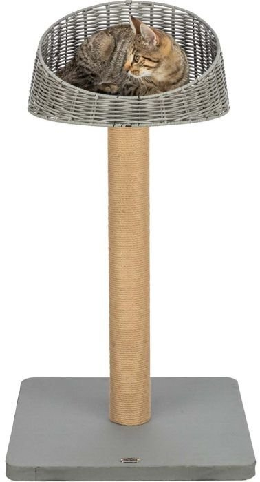 Shtyllë gërvishtëse TRIXIE Amalia për mace, për jashtë, 88 cm, gri