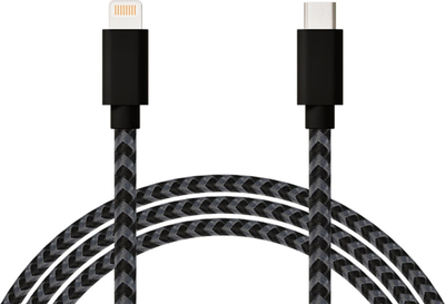 Kabllo USB-C në Lightning Blow, 1m, Power Delivery 20W, e zezë-gri