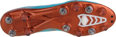Фудбалски копачки Mizuno Alpha Japan Mix M P1GC236025, метални копчиња, за природни терени, сино бакарни