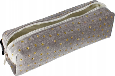 Пенкало Starpak Square Tube Cristal 490730, форма квадратна цевка, сиво со сјај