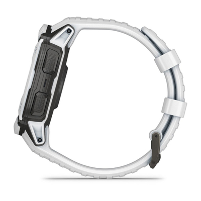 Orë sportive Garmin Instinct 2X Solar Whitestone, GPS, karikim diellor, e bardhë